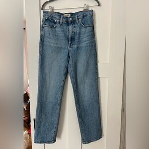 Madewell - The Perfect Vintage Straight Jean - size 29